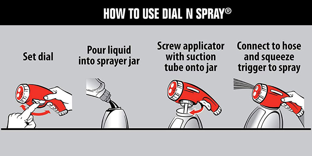 Ortho Dial N Spray Hose End Applicator